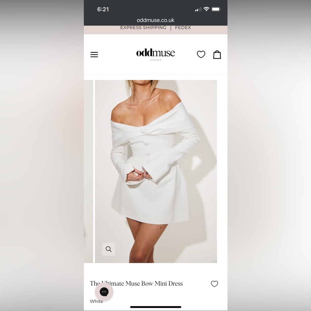 Ultimate Muse Bow Mini Dress